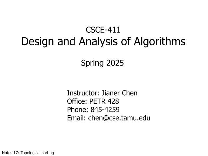 csce 411