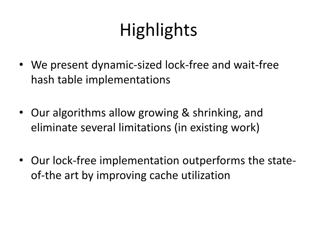 highlights