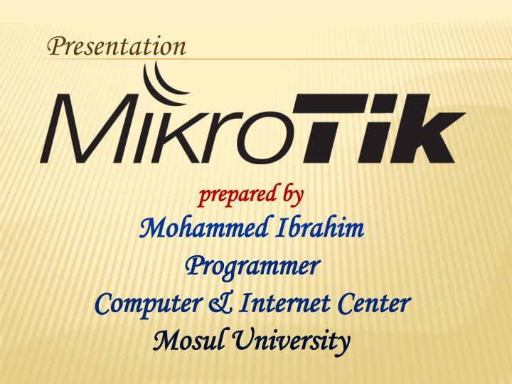 presentation