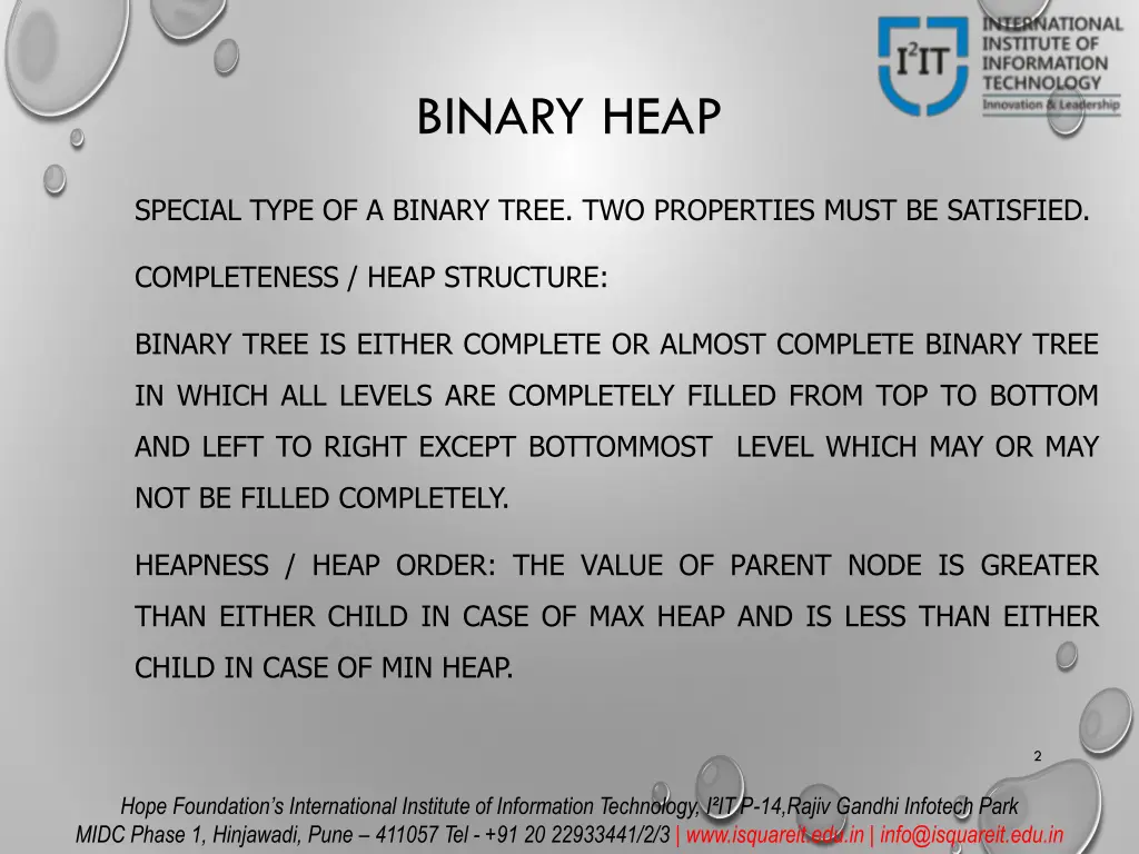 binary heap 1