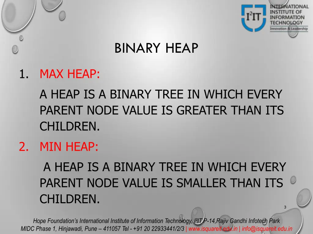 binary heap 2
