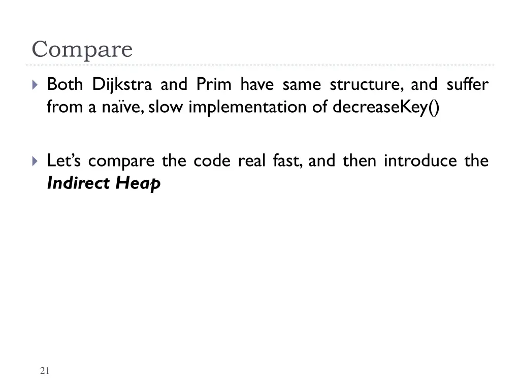 compare