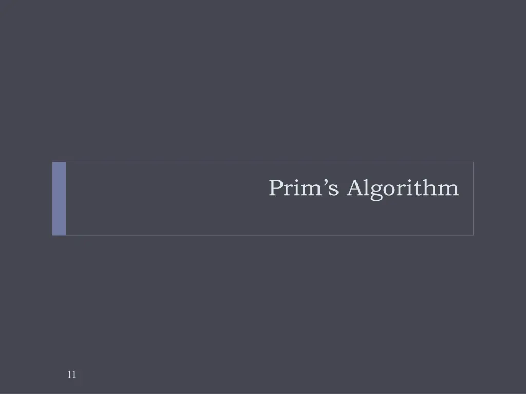 prim s algorithm