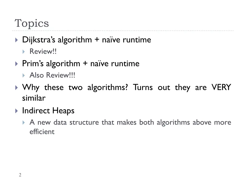 topics