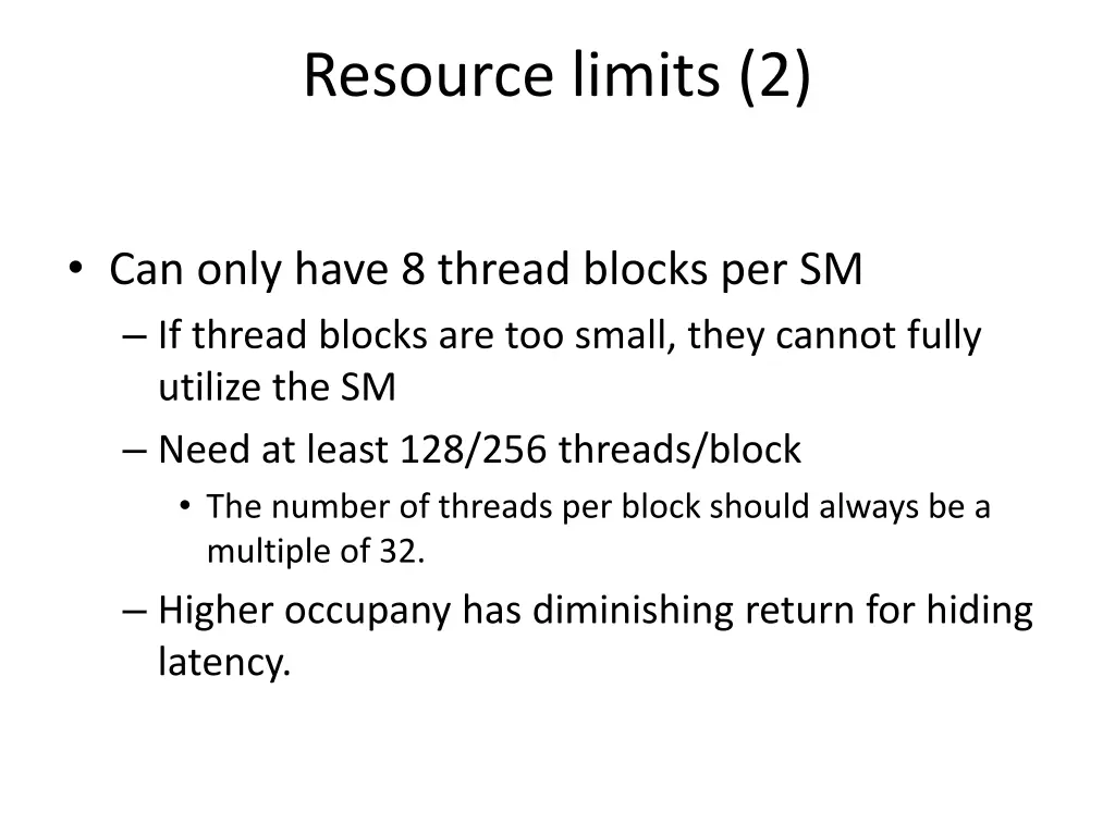 resource limits 2