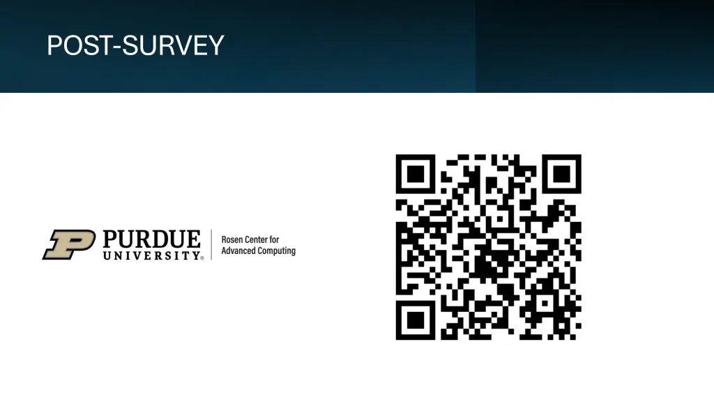 post survey