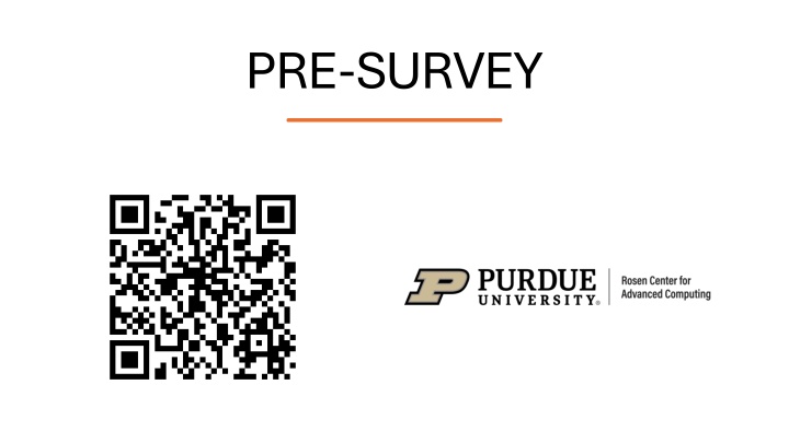 pre survey