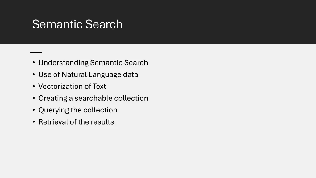 semantic search