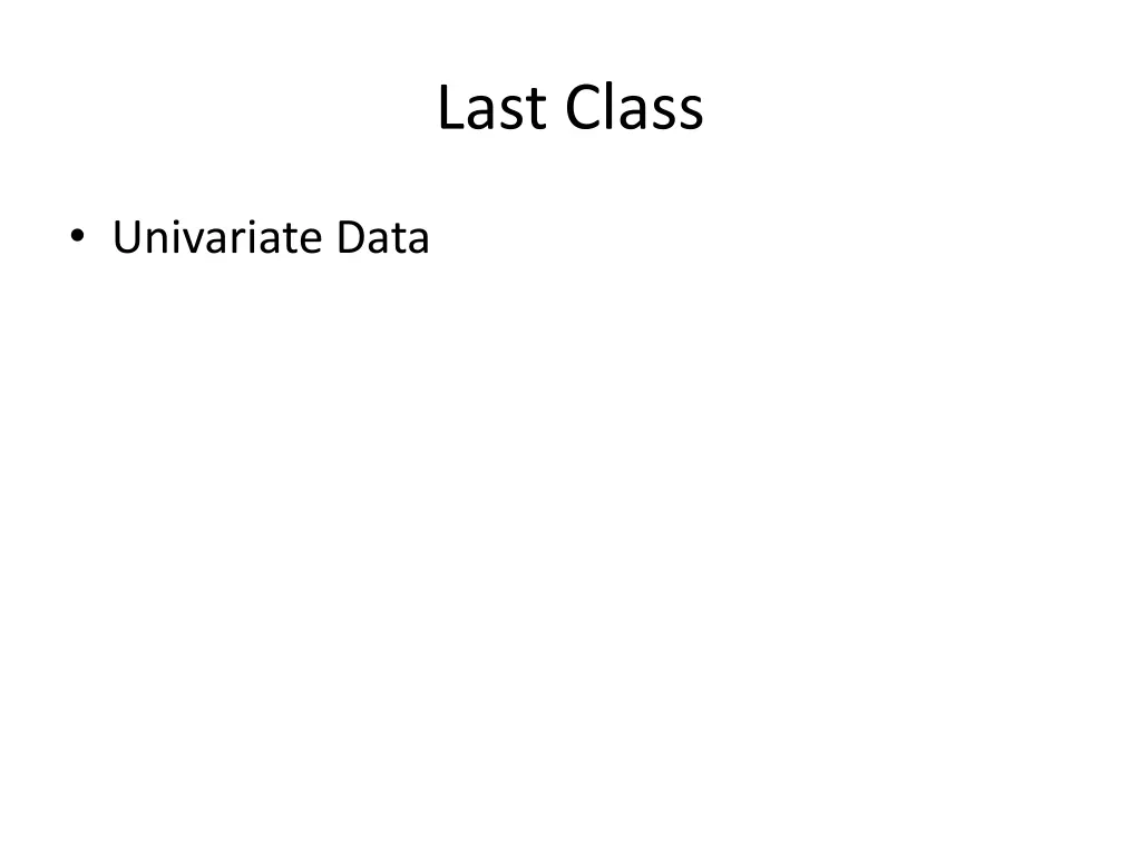 last class