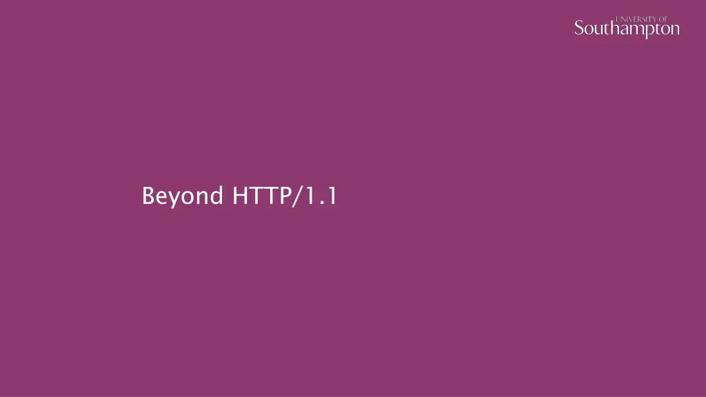 beyond http 1 1