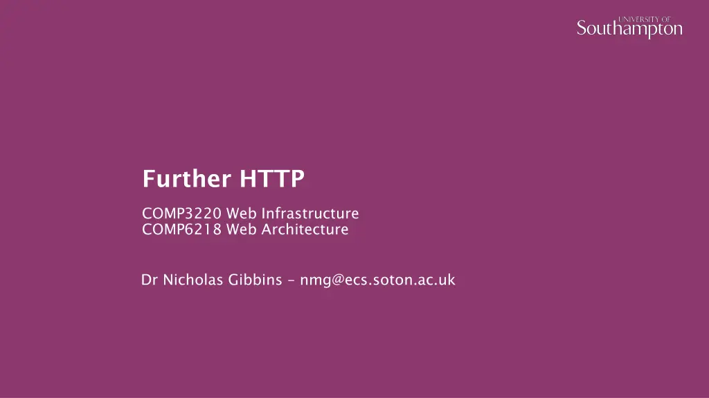 further http