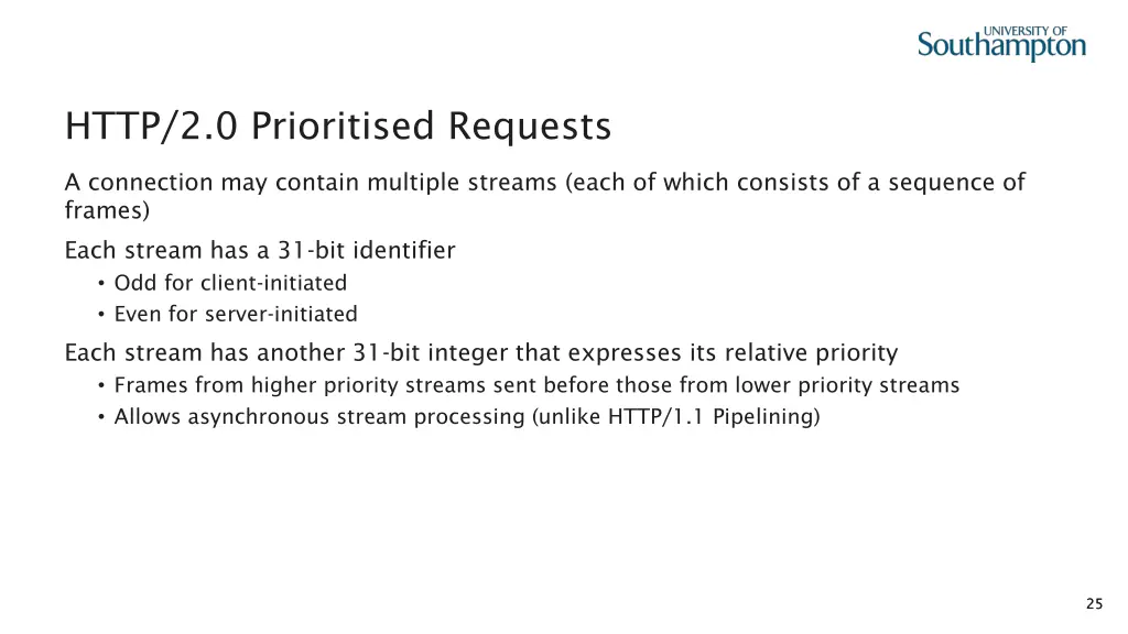 http 2 0 prioritised requests