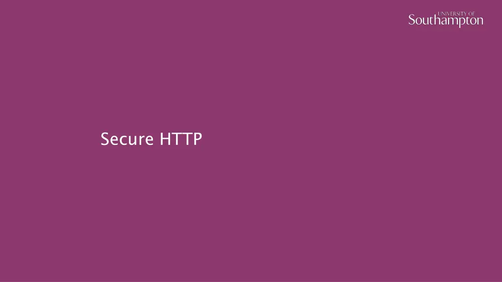 secure http