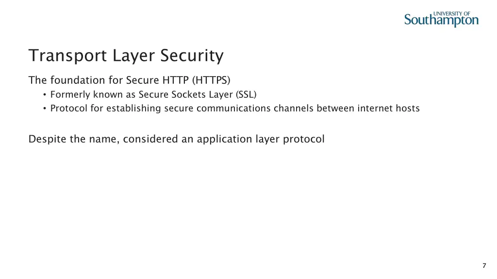 transport layer security