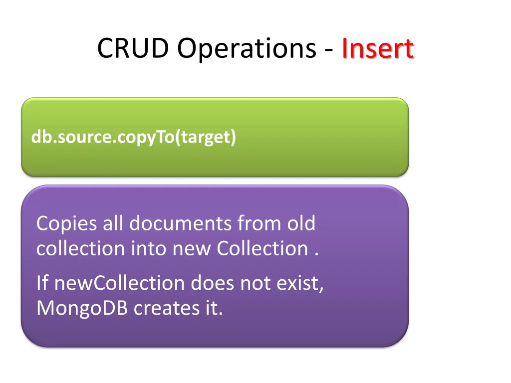 crud operations insert 8
