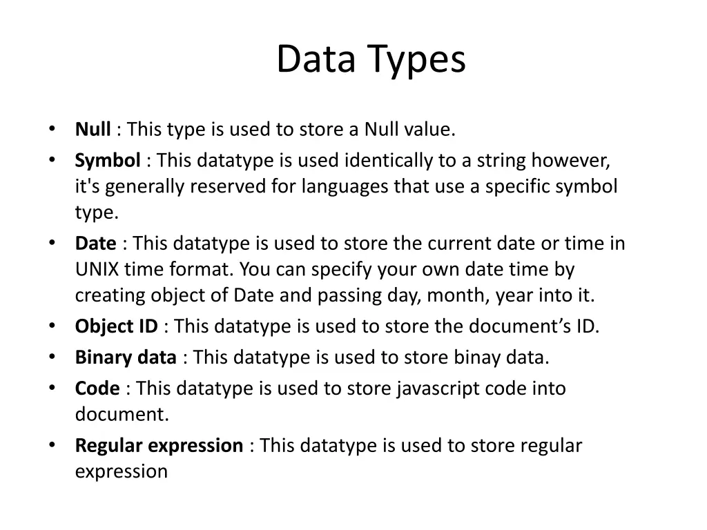 data types 1