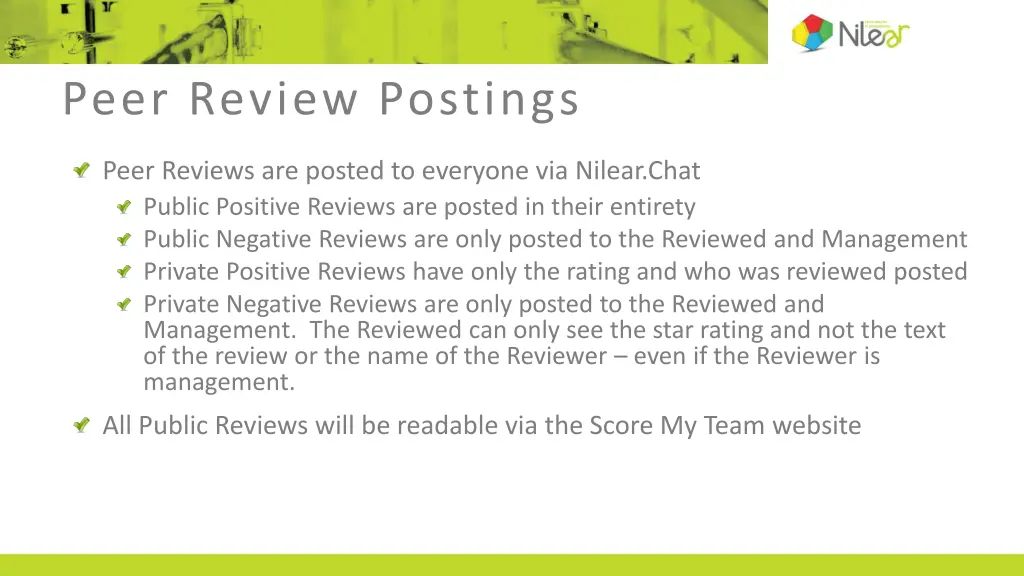 peer review postings