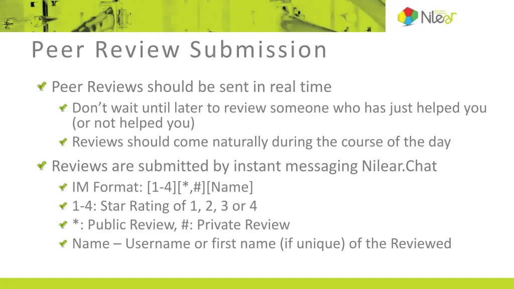 peer review submission