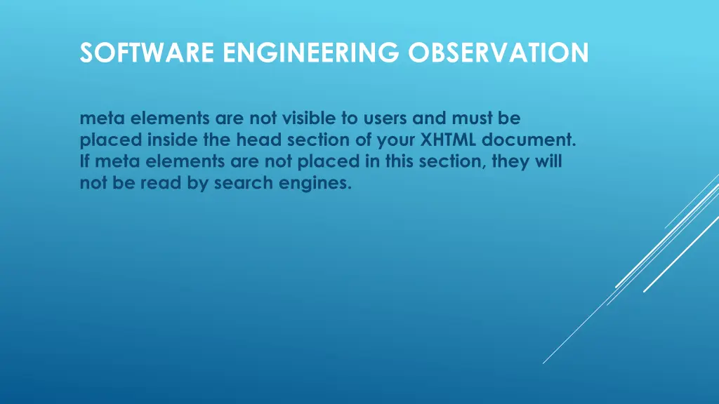 software engineering observation