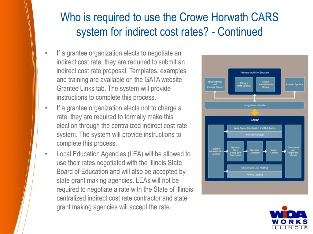 who is required to use the crowe horwath cars 1