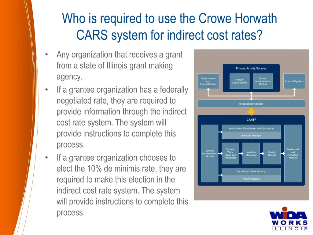 who is required to use the crowe horwath cars