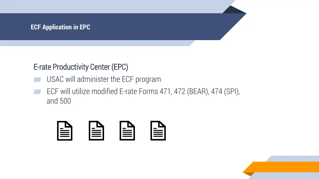 ecf application in epc