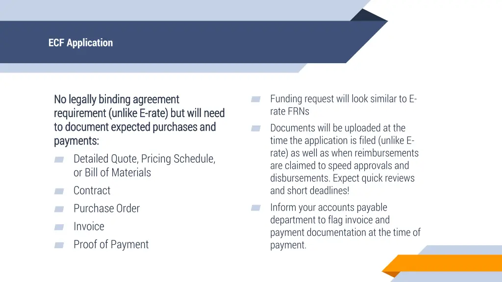 ecf application