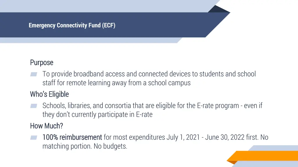 emergency connectivity fund ecf 1