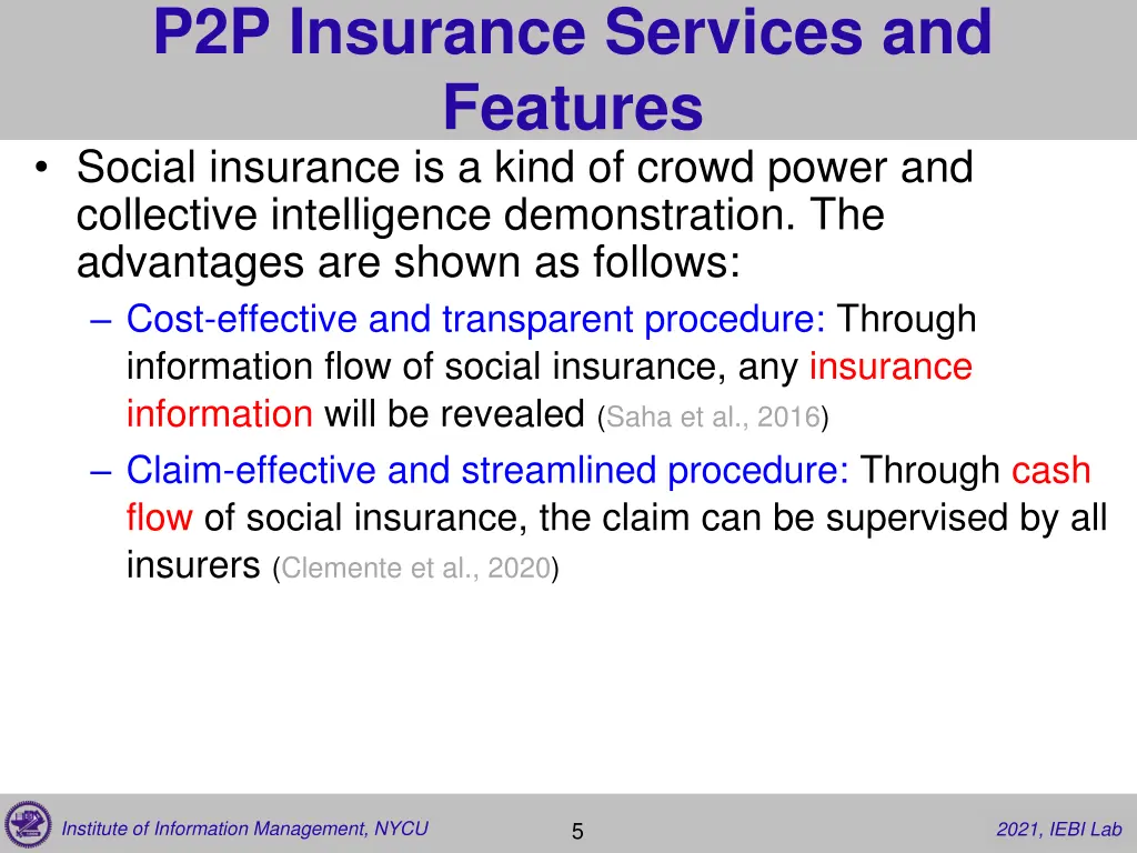 p2p insurance services and features social