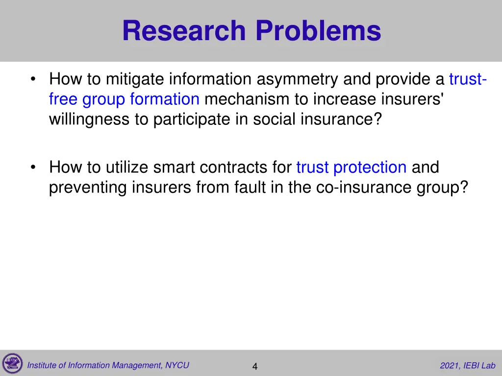 research problems