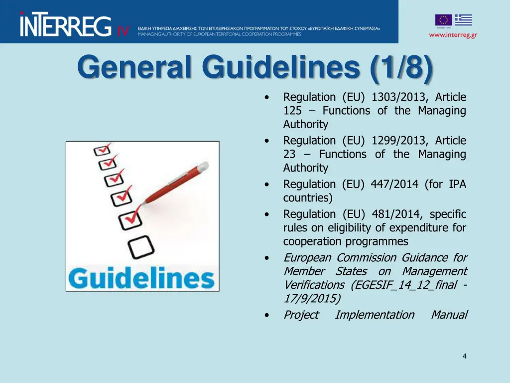 general guidelines 1 8