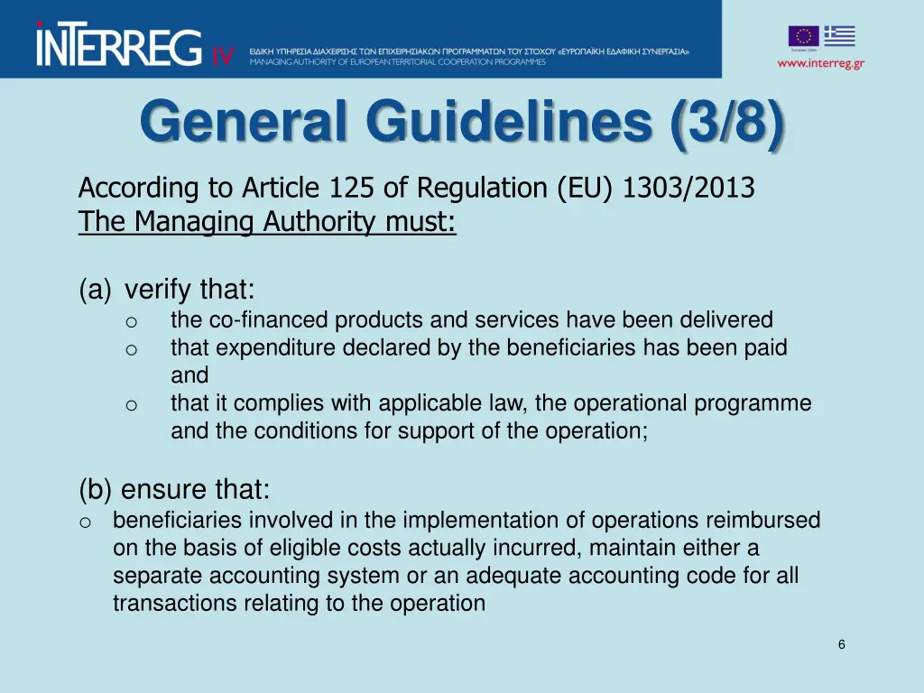 general guidelines 3 8