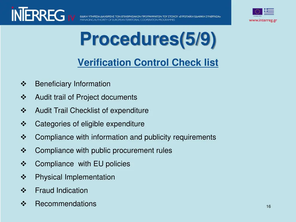 procedures 5 9