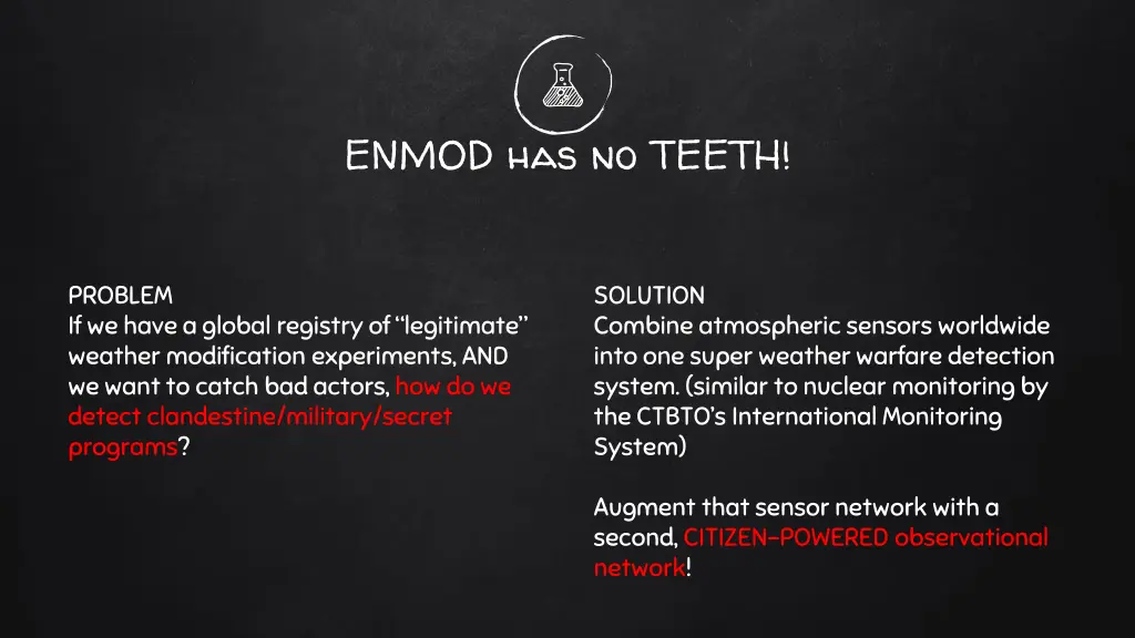 enmod has no teeth