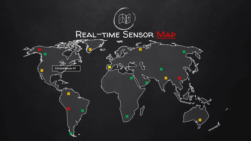 real time sensor map