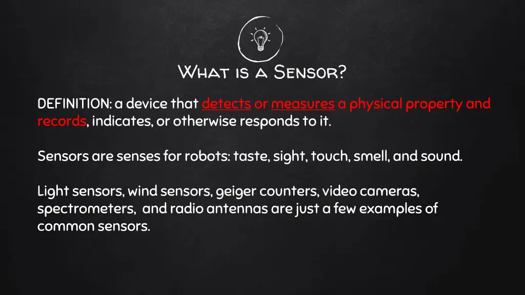 what is a sensor