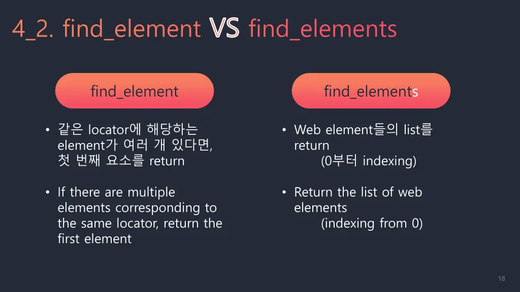 4 2 find element vs find elements