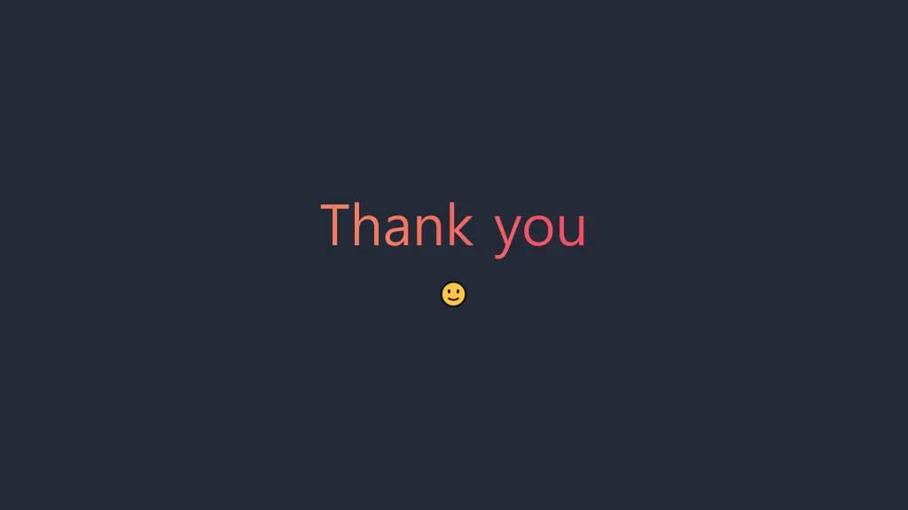 thank you