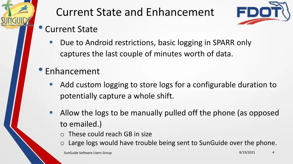 current state and enhancement current state