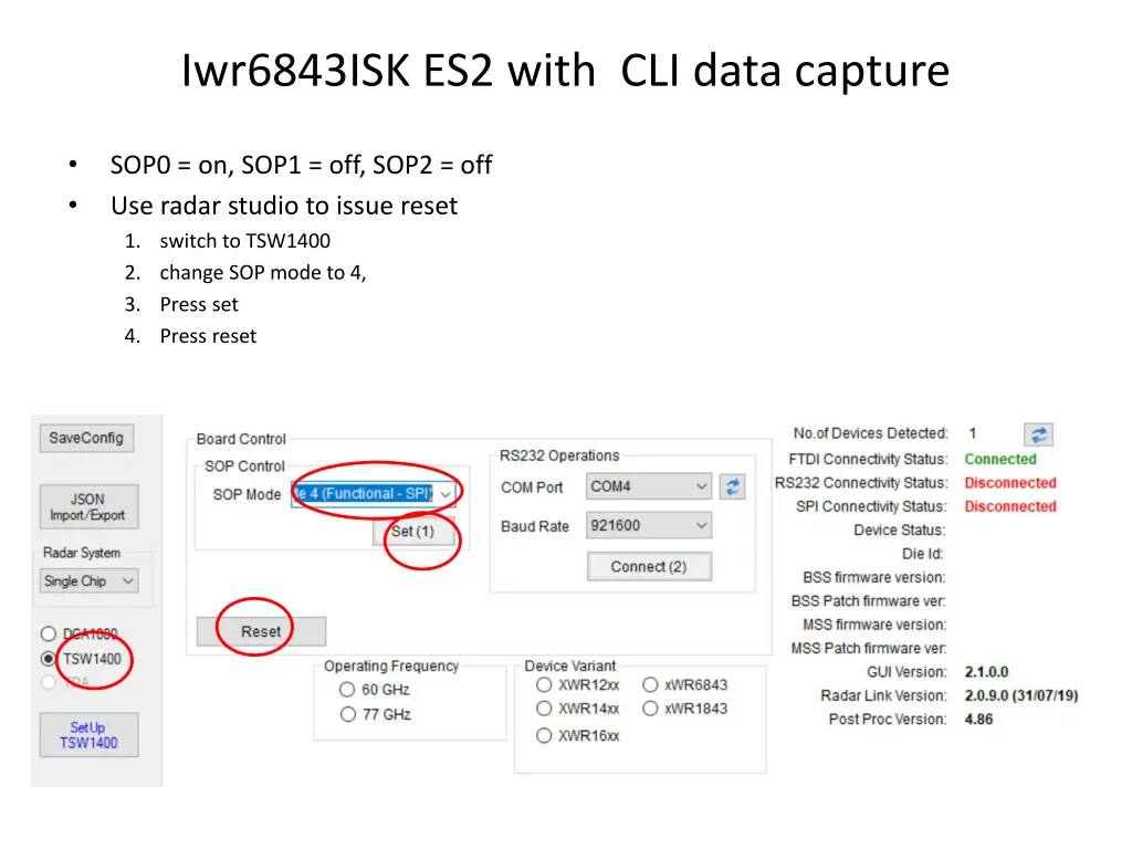 iwr6843isk es2 with cli data capture 1