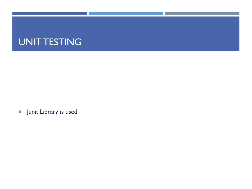 unit testing 1
