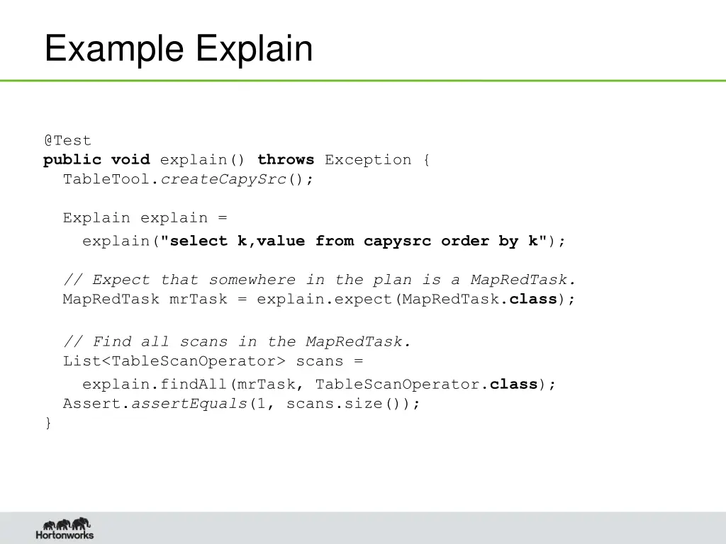 example explain