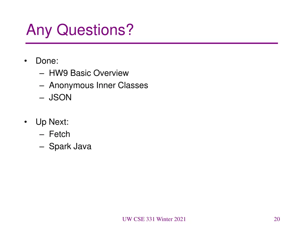 any questions 2