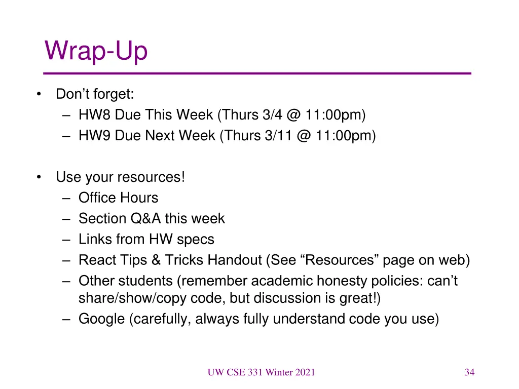 wrap up