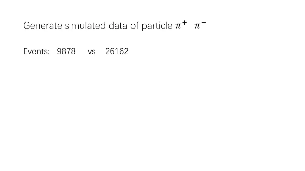 generate simulated data of particle 1