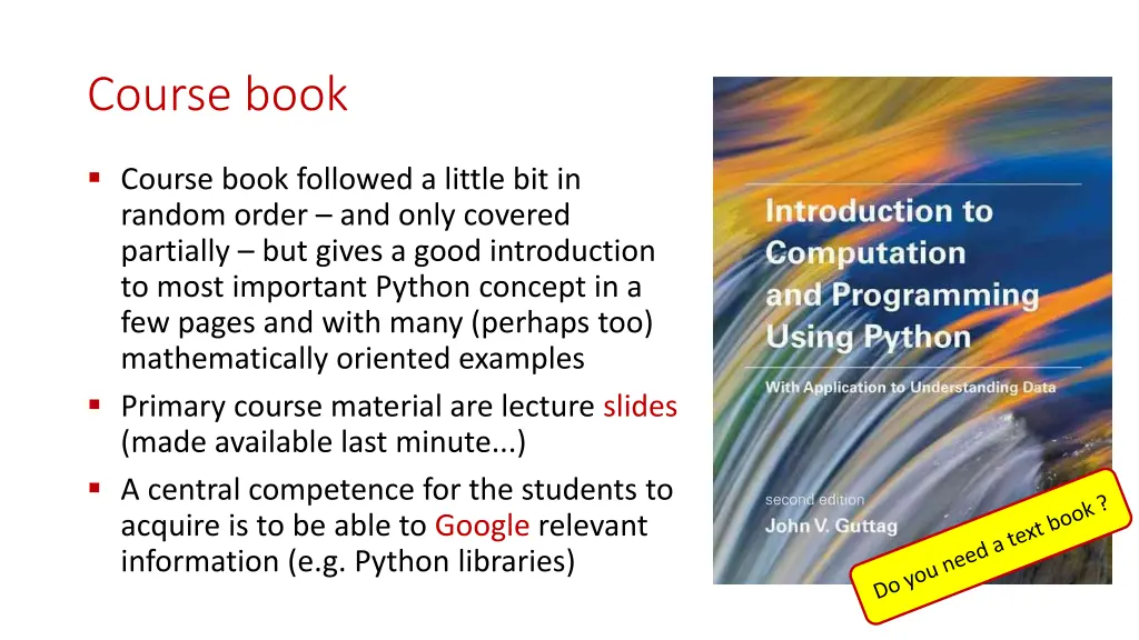 course book