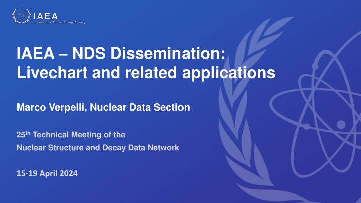 iaea nds dissemination livechart and related