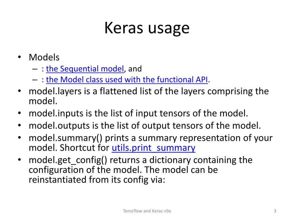 keras usage