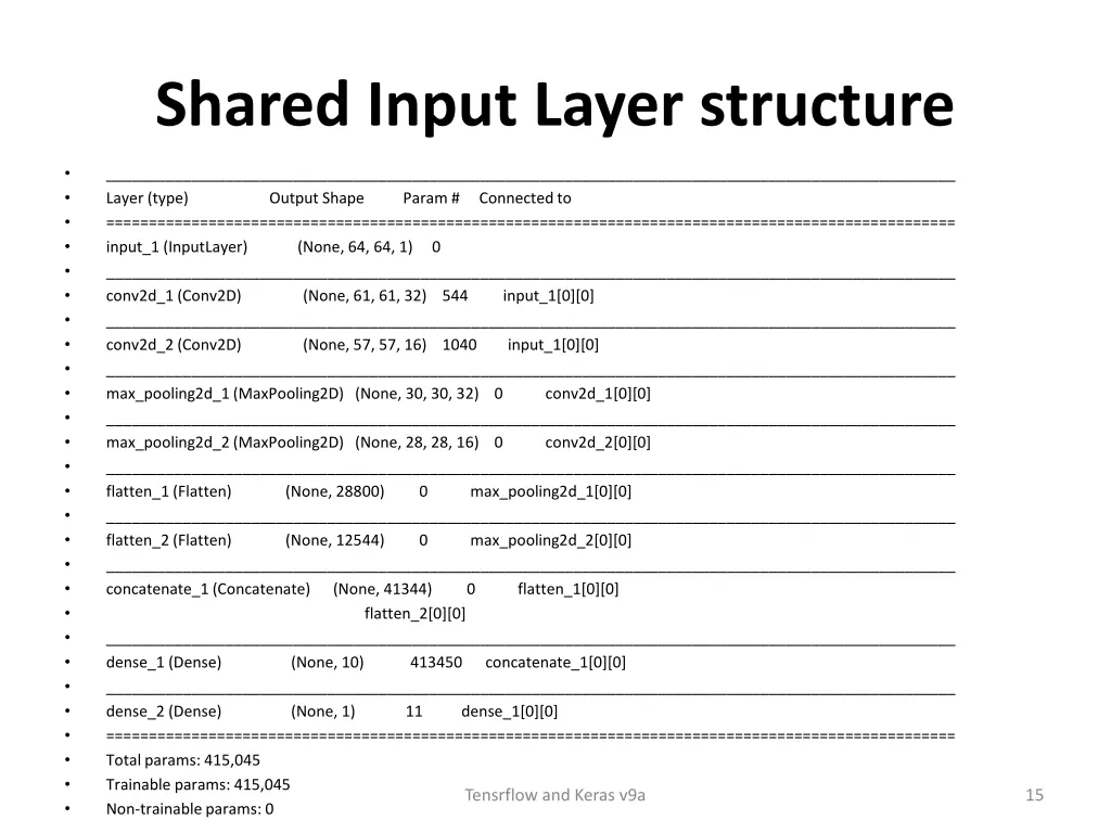 shared input layer structure