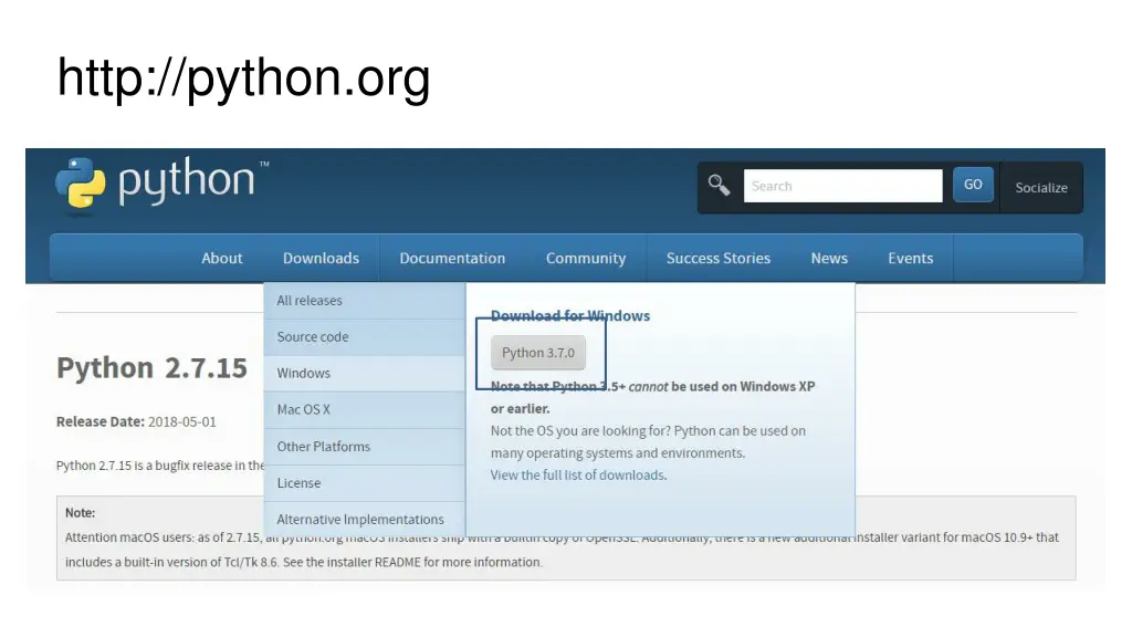 http python org